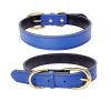 Genuine Leather Dog Collar; Wide Dog Collar; Soft Padded Breathable Adjustable Tactical Waterproof Pet Collar